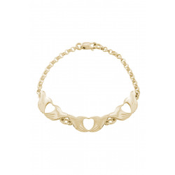 9ct Gold Peacemaker® Three Design Bracelet