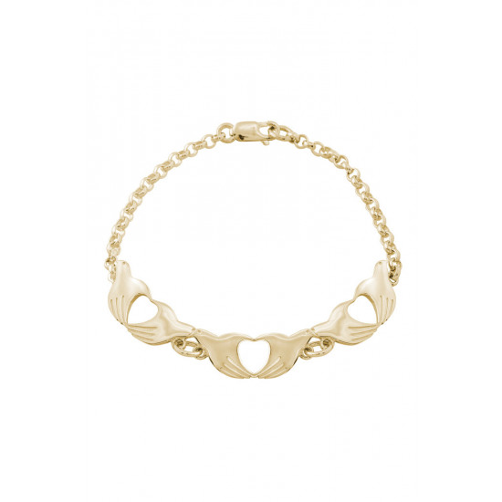 9ct Gold Peacemaker® Three Design Bracelet