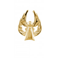  9ct Gold Angel of Peace Brooch
