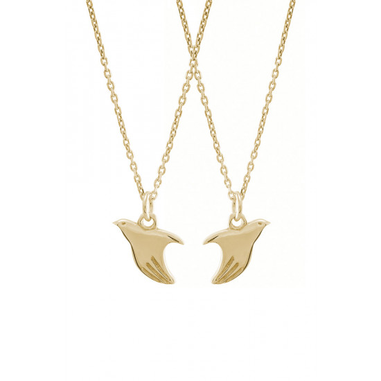 9ct Gold Peacemaker® Pendant Twin Design