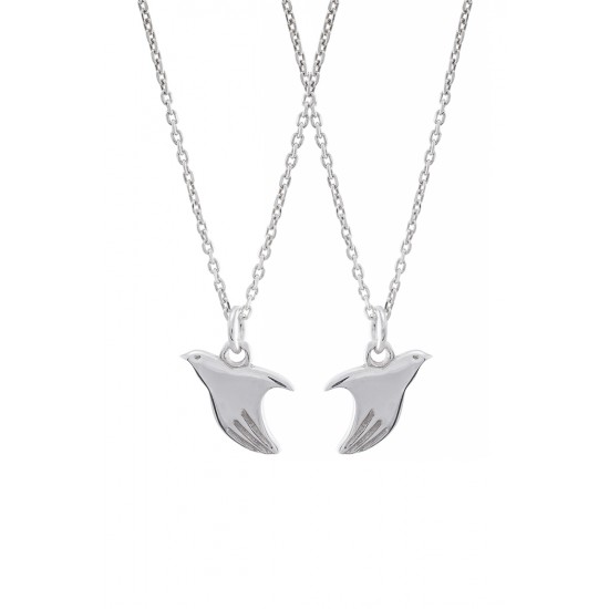 Sterling Silver Peacemaker® Pendant Twin Design