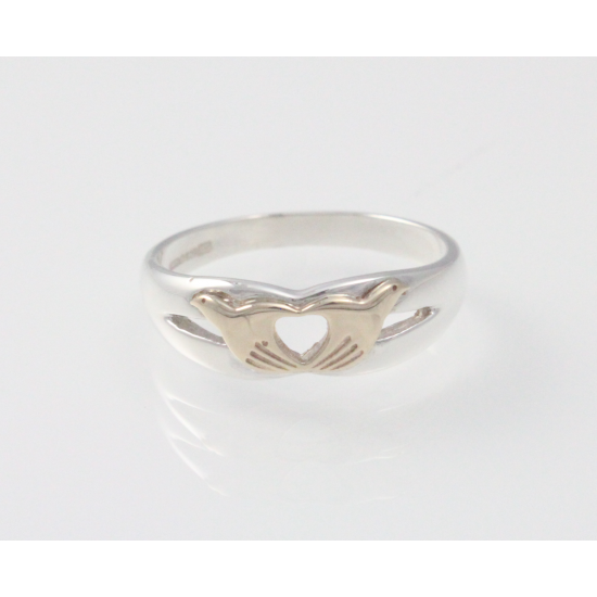 Sterling Silver and 14ct Gold Peacemaker® Ring