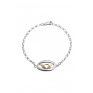 Sterling Silver and 14ct Gold Peacemaker® Bracelet 