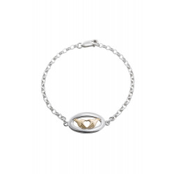 Sterling Silver and 14ct Gold Peacemaker® Bracelet 