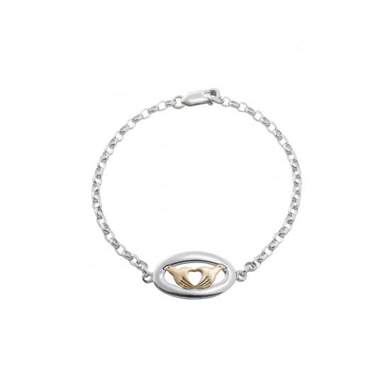 Sterling Silver and 14ct Gold Peacemaker® Bracelet 