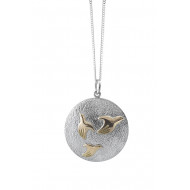Sterling Silver and 14ct Gold Peacemaker® Pendant  