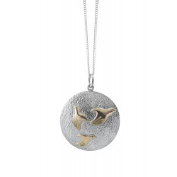 Sterling Silver and 14ct Gold Peacemaker® Pendant  