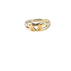  Sterling Silver and 14ct Gold Peacemaker® Ring