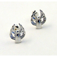 Sterling Silver Angel of Peace  Brooches