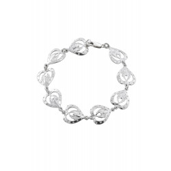Sterling Silver Loving Angel Bracelet  