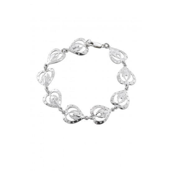 Sterling Silver Loving Angel Bracelet  